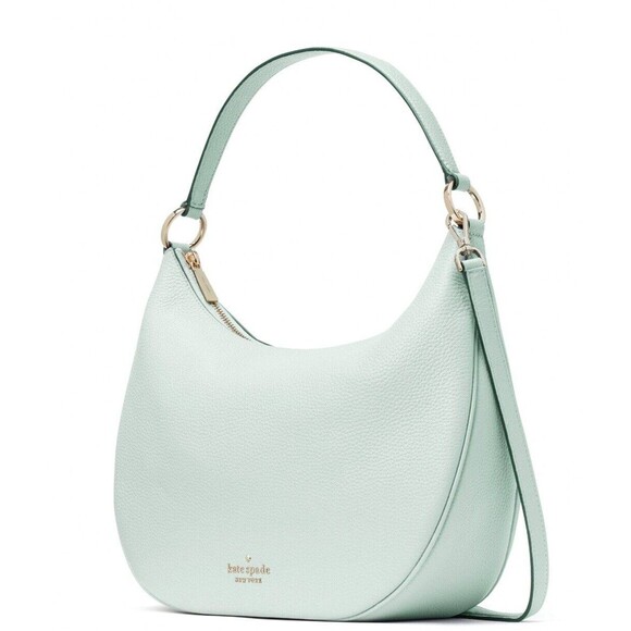 New Kate Spade Weston Shoulder Bag Pebble Leather Seawater - Picture 2 of 4